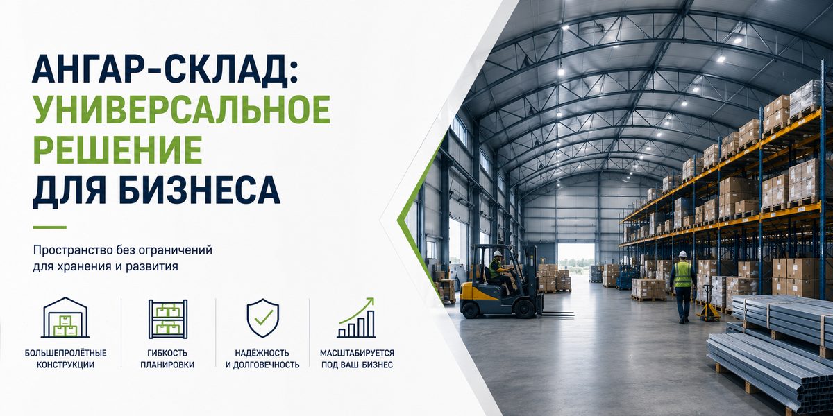 Ангар-склад: универсальное решение для бизнеса